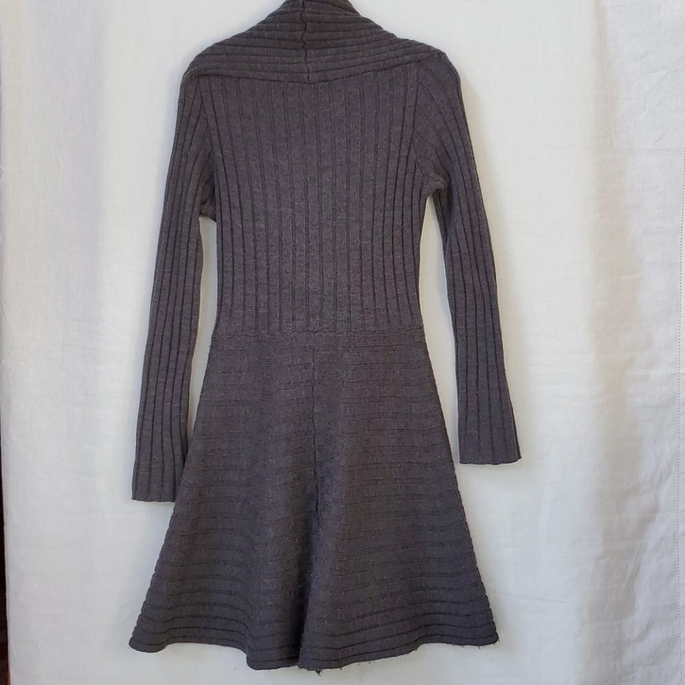 Bibelot knit merino deep v cowl dress m - Picture 4 of 4